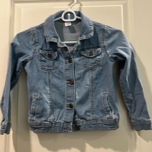 Carter's soft Denim Button Front Jean  Jacket Girls Size 7